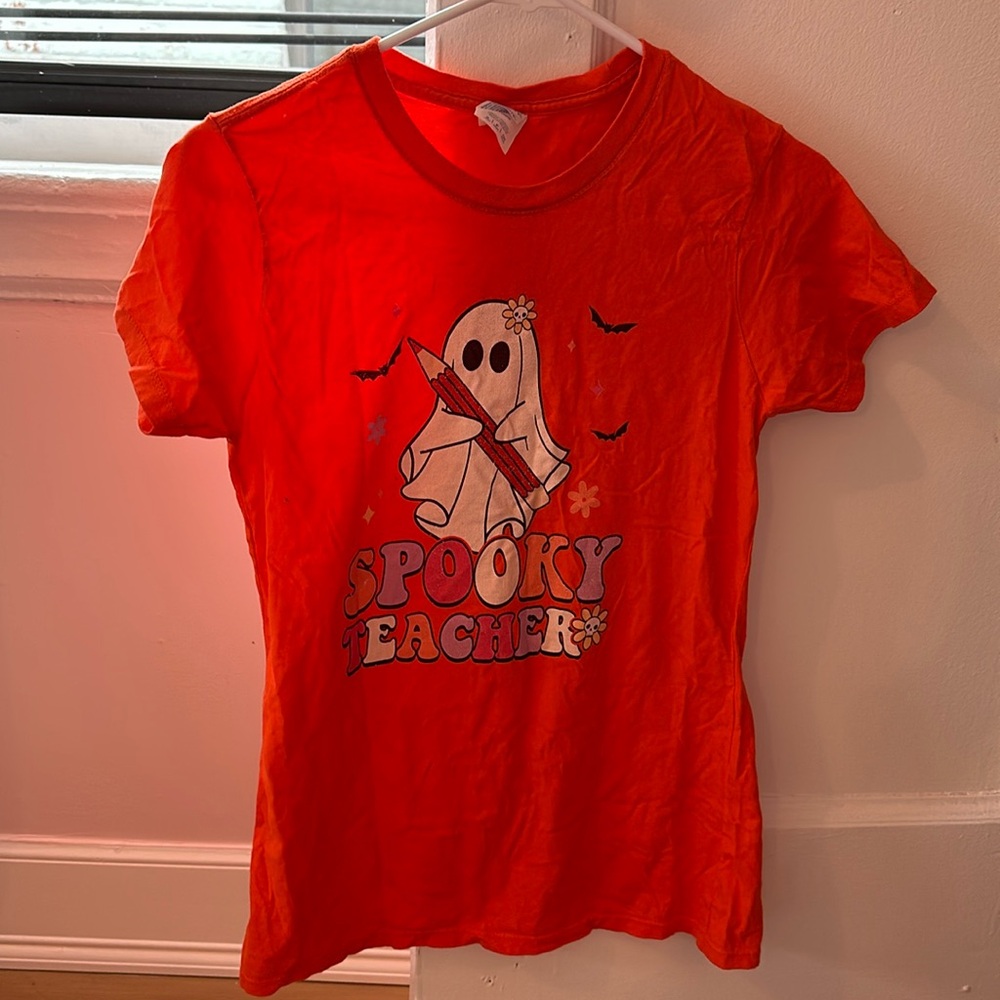 Spooky Teacher Tshirt, Amazon, Size Small